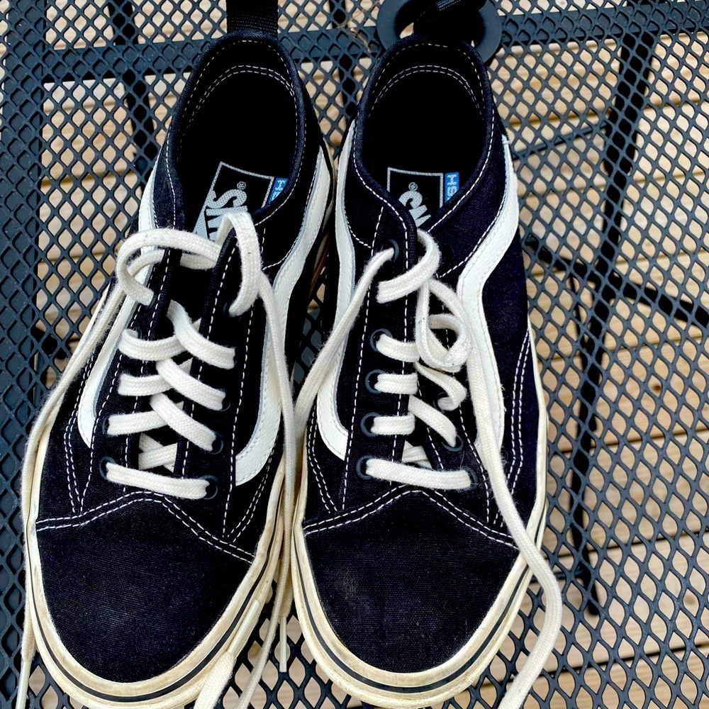 Vans black and white sneakers